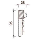 Фриз Дф-63, 95Hx28мм
