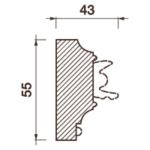 Фриз Дф-79, 55Hx43мм
