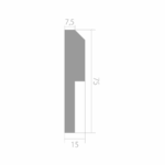 Наличник Ultrawood N 0009 (2440 х 75 х 15)
