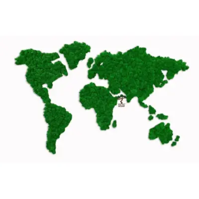 Панно «Карта мира» (цвет на выбор)