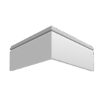 Плинтус Ultrawood Base 5501 W (2440 x 100 x 12 мм.)