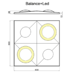Гипсовая 3D панель BALANCE M-0084