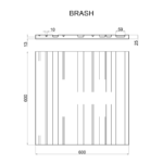 Гипсовая 3D панель BRASH M-0083
