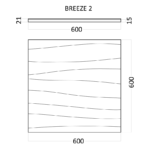 Гипсовая 3D панель BREEZE 2 D-0005-2