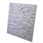 Гипсовая 3D панель EX-MACHINA B M-0050