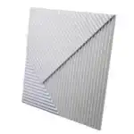 Гипсовая 3D панель FIELDS 2 platinum матовое покрытие MD-0008-2