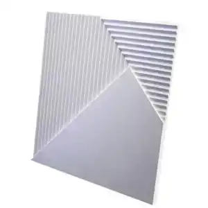 Гипсовая 3D панель FIELDS 4 platinum матовое покрытие MD-0008-4