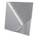 Гипсовая 3D панель FIELDS LED 2 (холодный свет) D-0008-10