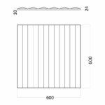 Гипсовая 3D панель HILLS platinum матовое покрытие MM-0032