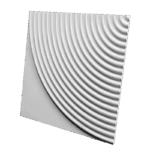 Гипсовая 3D панель PALLADA 2 M-0062-2