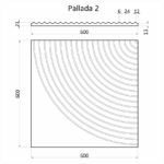 Гипсовая 3D панель PALLADA 2 platinum матовое покрытие MM-0062-2