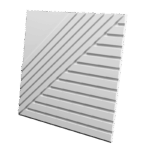 Гипсовая 3D панель PIFAGOR 2 D-0010-2