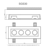 Гипсовый светильник SGS30