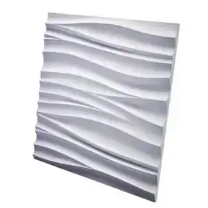 Гипсовая 3D панель SILK 2 platinum матовое покрытие MD-0002-2