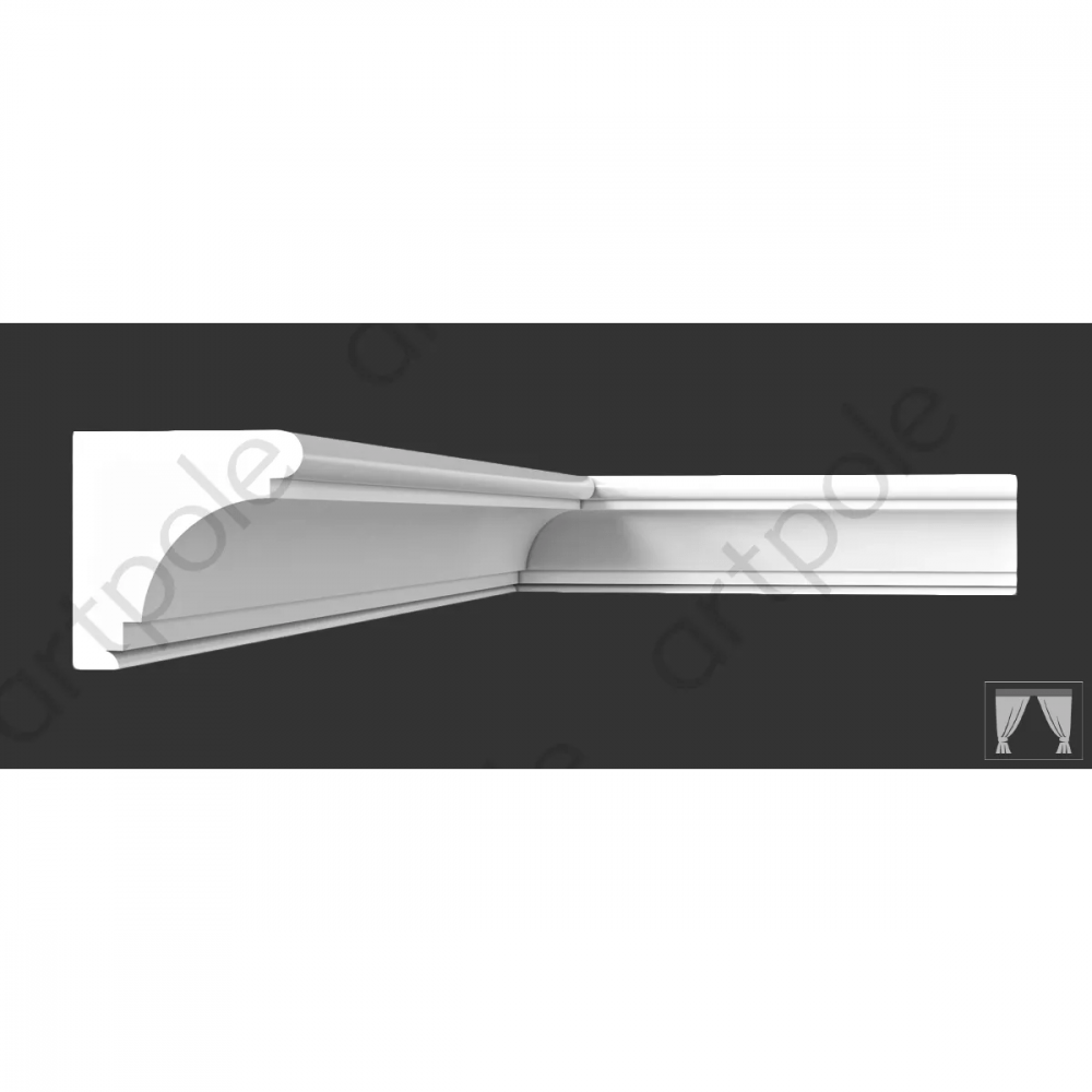 SKT4_B Карниз гладкий SKT4