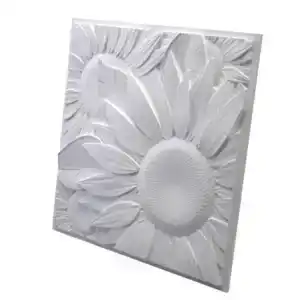 Гипсовая 3D панель SUNFLOWER M-0046