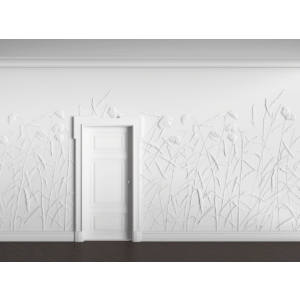 3D панель Тростник, 2874х2867х35мм Дикарт