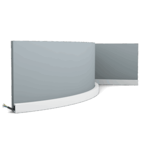 Гибкий U-образный плинтус CX190F U-PROFILE - Orac Decor