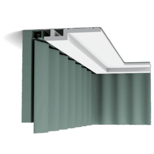 Скрытый карниз для штор C395 STEPS ORAC Decor