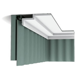 Скрытый карниз для штор C391 STEPS ORAC Decor
