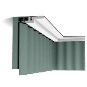 Скрытый карниз для штор C394 Steps ORAC Decor