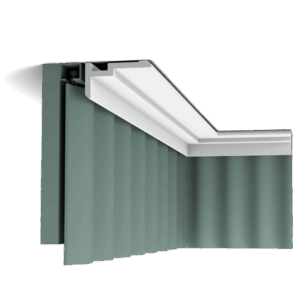 Скрытый карниз для штор CX197 U-STEPS - Orac Decor