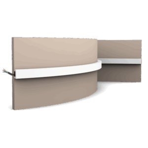 Гибкий U-образный профиль с кабель каналом CX190F U-PROFILE ORAC Décor