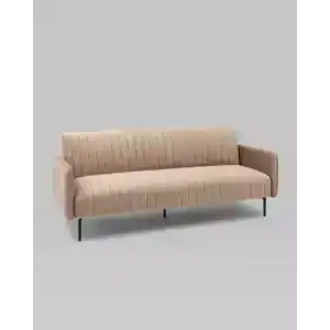Диван прямой Дрезден велюр бежевый УТ000035921 Stool Group (Стул груп)