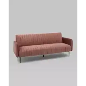 Диван прямой Дрезден велюр пыльно-розовый УТ000035920 Stool Group (Стул груп)