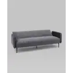 Диван прямой Дрезден велюр серый УТ000035918 Stool Group (Стул груп)