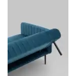 Диван прямой Дрезден велюр синий УТ000035919 Stool Group (Стул груп)