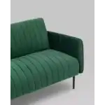 Диван прямой Дрезден велюр зелёный УТ000035922 Stool Group (Стул груп)