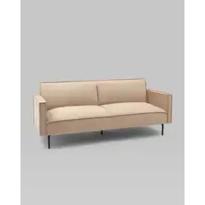 Диван прямой Кассель велюр бежевый УТ000035885 Stool Group (Стул груп)