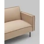 Диван прямой Кассель велюр бежевый УТ000035885 Stool Group (Стул груп)