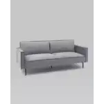 Диван прямой Кассель велюр серый УТ000035882 Stool Group (Стул груп)