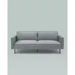 Диван прямой Кассель велюр серый УТ000035882 Stool Group (Стул груп)