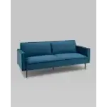 Диван прямой Кассель велюр синий УТ000035884 Stool Group (Стул груп)