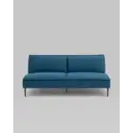Диван прямой Кассель велюр синий УТ000035884 Stool Group (Стул груп)