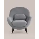 Кресло Карл велюр серый УТ000036310 Stool Group (Стул груп)