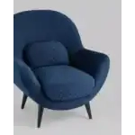 Кресло Карл велюр темно-синий УТ000036311 Stool Group (Стул груп)