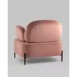 Кресло Кэнди с подлокотниками велюр пыльно-розовый УТ000035880 Stool Group (Стул груп)