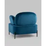 Кресло Кэнди с подлокотниками велюр синий УТ000036650 Stool Group (Стул груп)