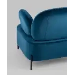 Кресло Кэнди с подлокотниками велюр синий УТ000036650 Stool Group (Стул груп)