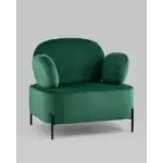 Кресло Кэнди с подлокотниками велюр зелёный УТ000035881 Stool Group (Стул груп)