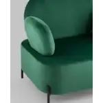 Кресло Кэнди с подлокотниками велюр зелёный УТ000035881 Stool Group (Стул груп)