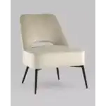 Кресло лаунж Бостон велюр бежевый УТ000035317 Stool Group (Стул груп)