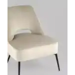 Кресло лаунж Бостон велюр бежевый УТ000035317 Stool Group (Стул груп)