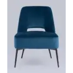 Кресло лаунж Бостон велюр синий УТ000036649 Stool Group (Стул груп)
