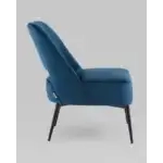 Кресло лаунж Бостон велюр синий УТ000036649 Stool Group (Стул груп)