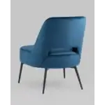 Кресло лаунж Бостон велюр синий УТ000036649 Stool Group (Стул груп)